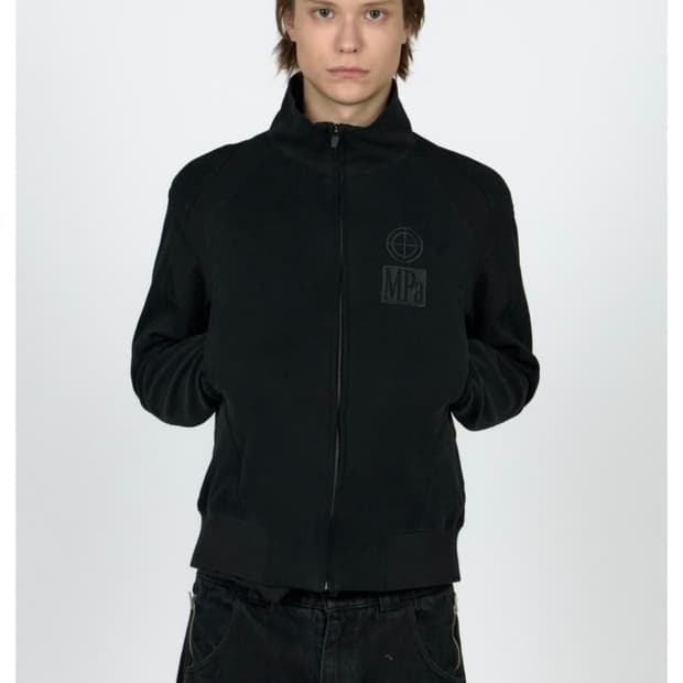 플라스틱프로덕트 contrast zipped jacket