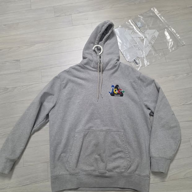 팔라스 JCDC2 후드 그레이 멀 XL Palace JCDC2 XL