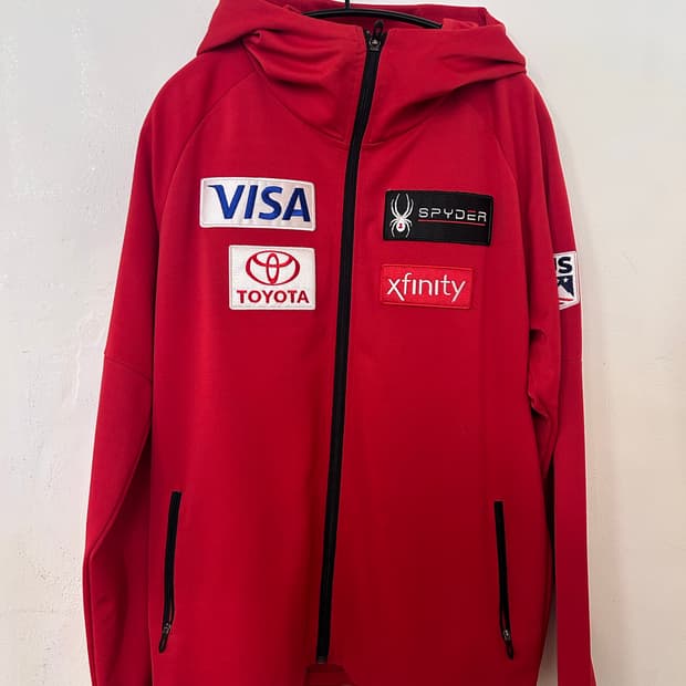 스파이더 US스키팀 후드집업 XL