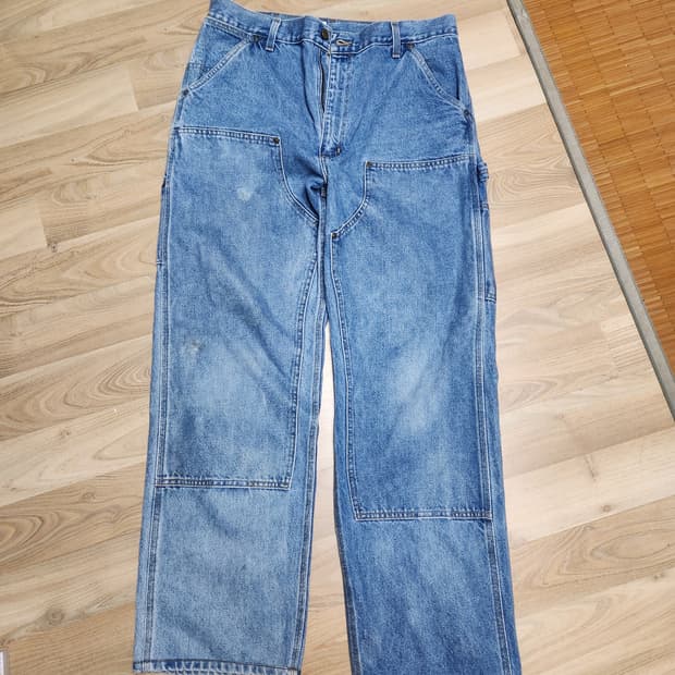 90s 칼하트 b73 더블니 데님