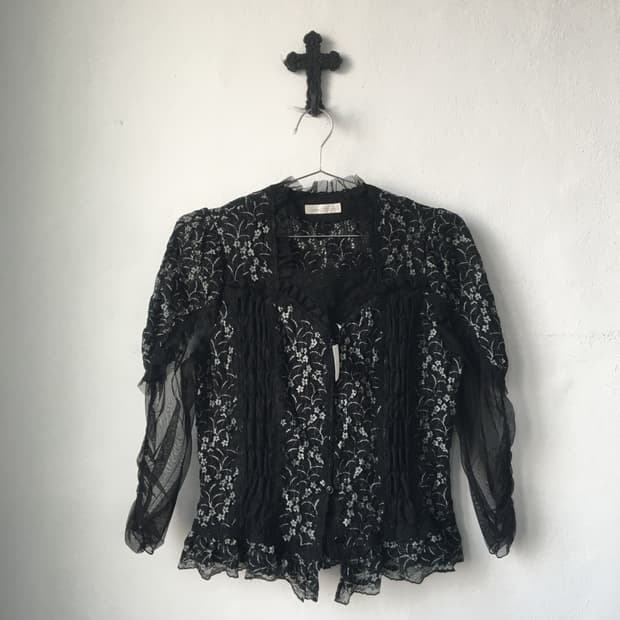 Lace blouse jacket
