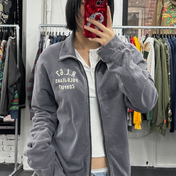 폴로 진스 컴퍼니 그런지 집업