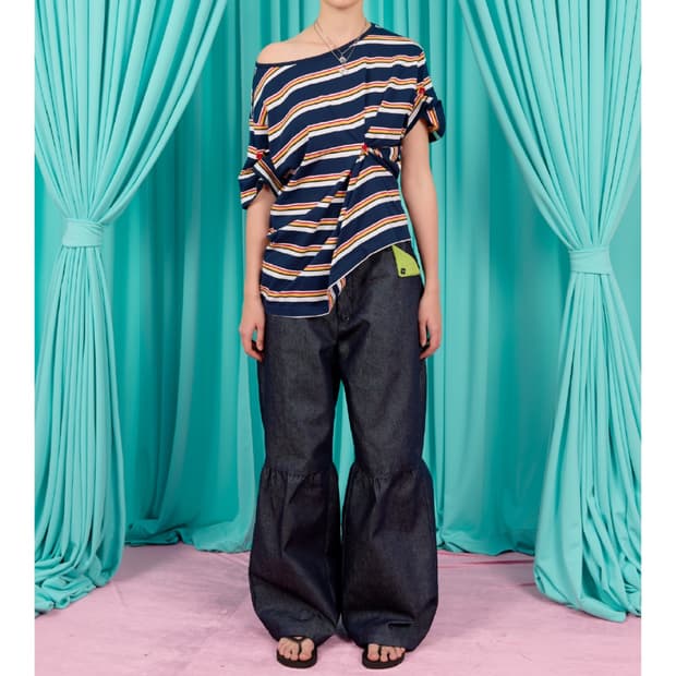 헤레틱 버튼 티셔츠 