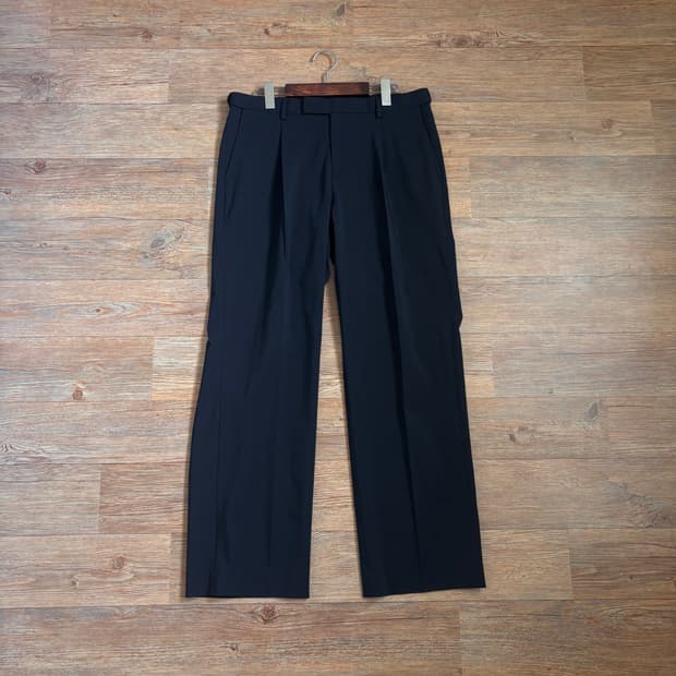 무신사 33 스탠다드 팬츠 바지 블랙 와이드핏 새제품급 슬랙스