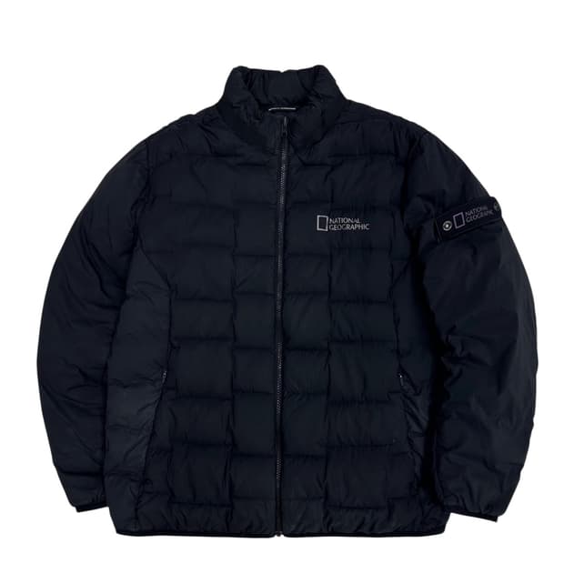 내셔널지오그래픽 구스다운 경량패딩 블랙 (XL)