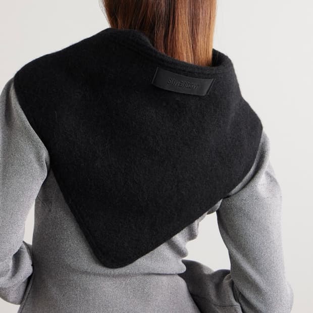 자크뮈스 25fw LE CHALE GROS GRAIN 스카프/블랙