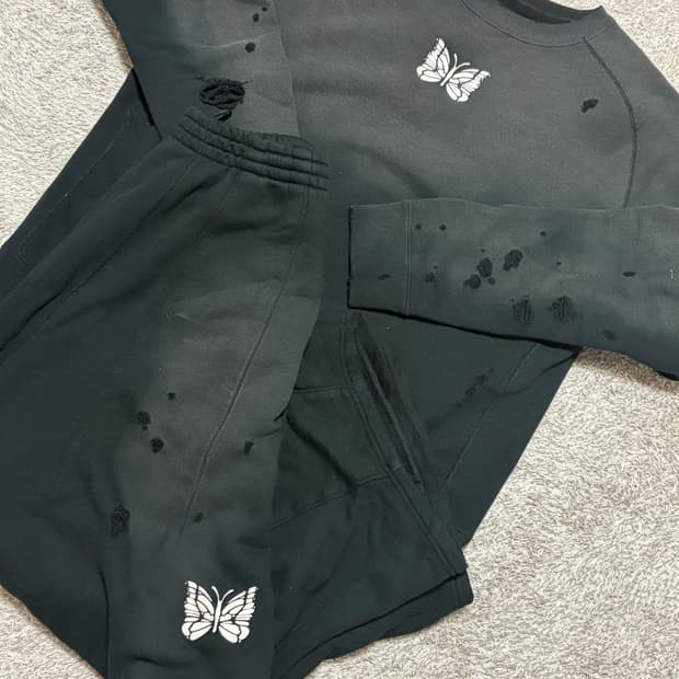 니들스 25fw 스웻셋업 맨투맨 바지🦋