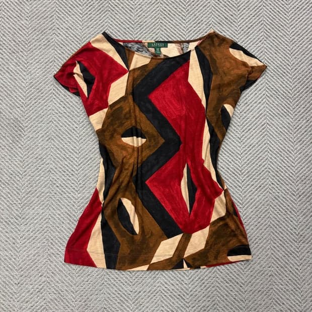 로렌랄프로렌 패턴 티셔츠 v2644