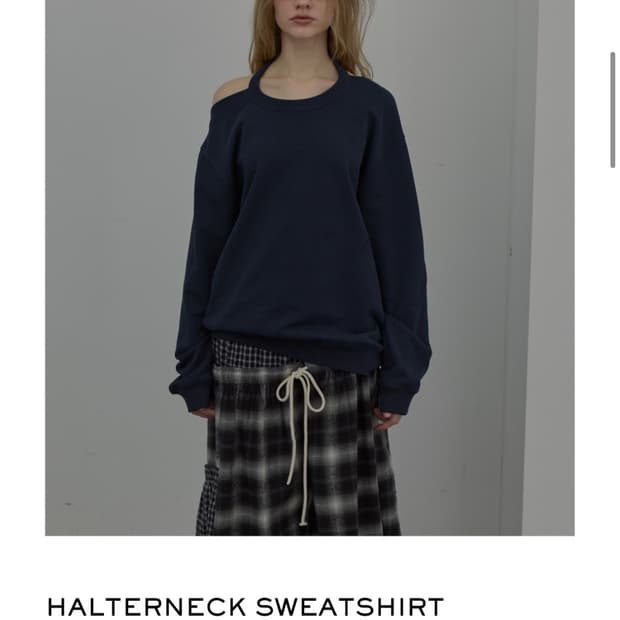 Lcdc tm halterneck sweatshirt (navy)