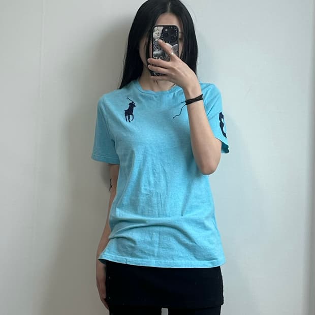 폴로 랄프로렌 빅포니 스카이블루 반팔 티셔츠