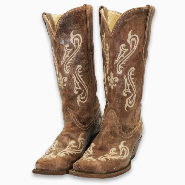 코랄(CORRAL) 웨스턴 레더 부츠 8M(240)사이즈 BT24004