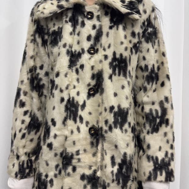 pattern fur jacket