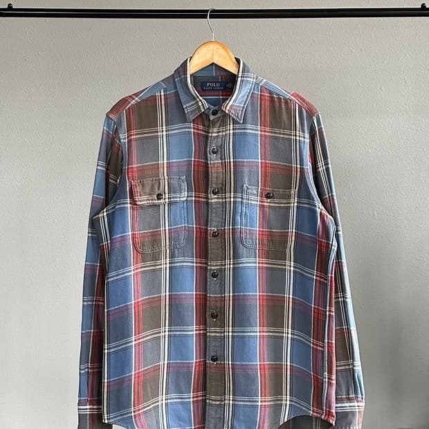 [M]폴로 랄프로렌 헤비 코튼 플란넬 셔츠