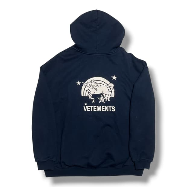 Vetements 유니콘 후드티