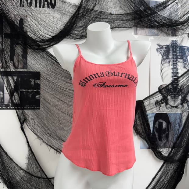 00s lettering camisole