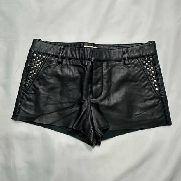 ZADIG&VOLTAIRE 레더 핫팬츠