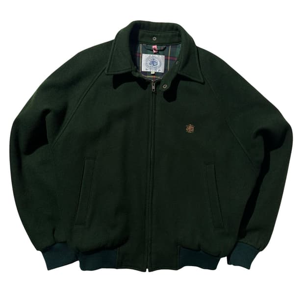 제이프레스 90‘s 울 헤링턴 블루종 자켓