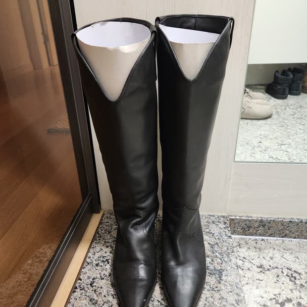 레이첼콕스 웨스턴st 가죽 롱부츠 (235)