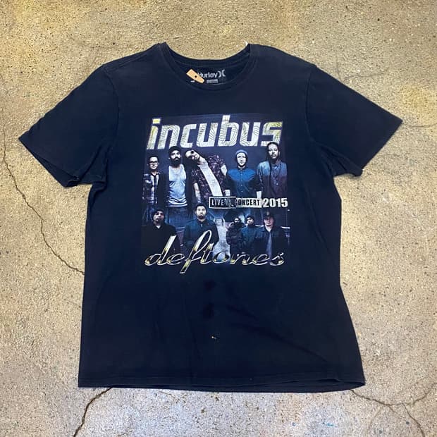 미국 빈티지 밴드 인큐버스 굿즈 반팔티 락티셔츠