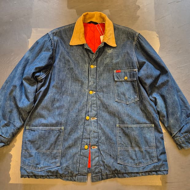 80s BIG SMITH 데님 초어 자켓