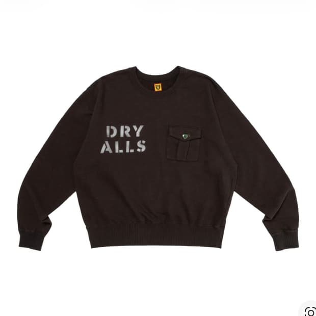 휴먼메이드 밀리터리 스웻셔츠