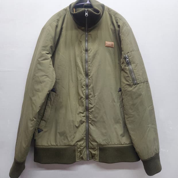 노스페이스 하이넥 ma-1 로고 항공점퍼 100(L)