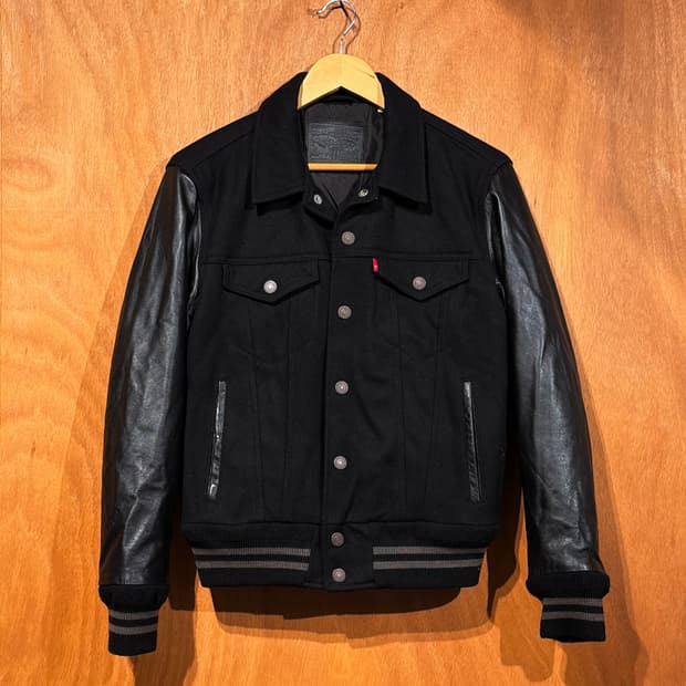 리바이스 카우레더 울 트러커 바시티 자켓 s 95