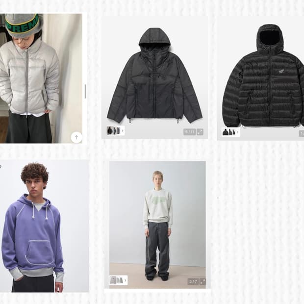 패딩+브랜드제품 일괄판매(5개)