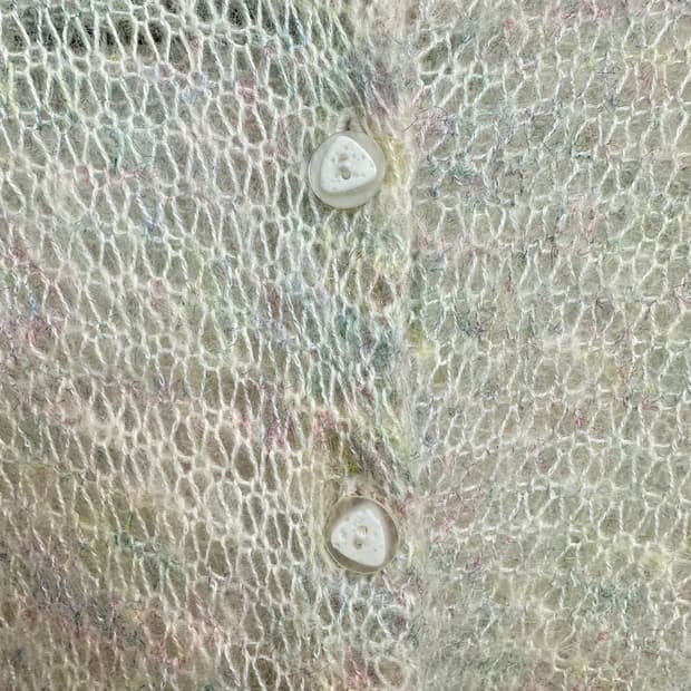 파스텔 무지개 색감 가디건