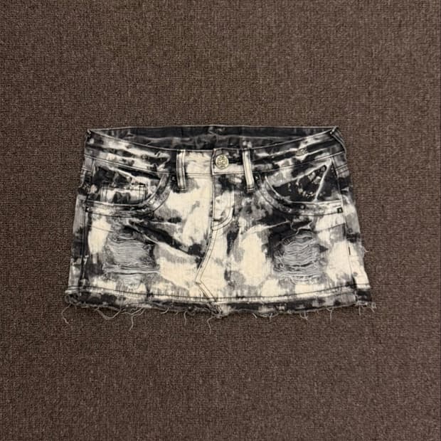 M)Japanese Vintage Y2K 워싱 빈티지 미니스커트