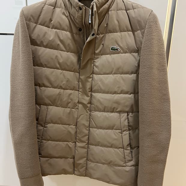 라코스테 베이지 니트패딩 100-103 