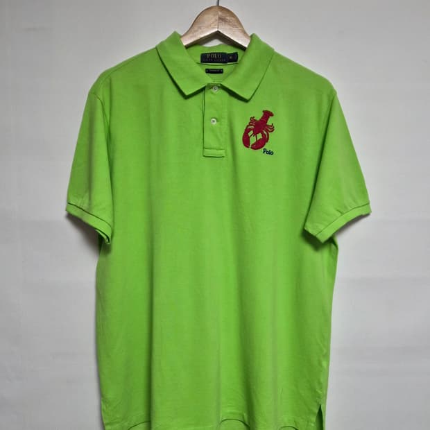 폴로랄프로렌Polo 가재 자수 반팔카라티 XL사이즈 - T103