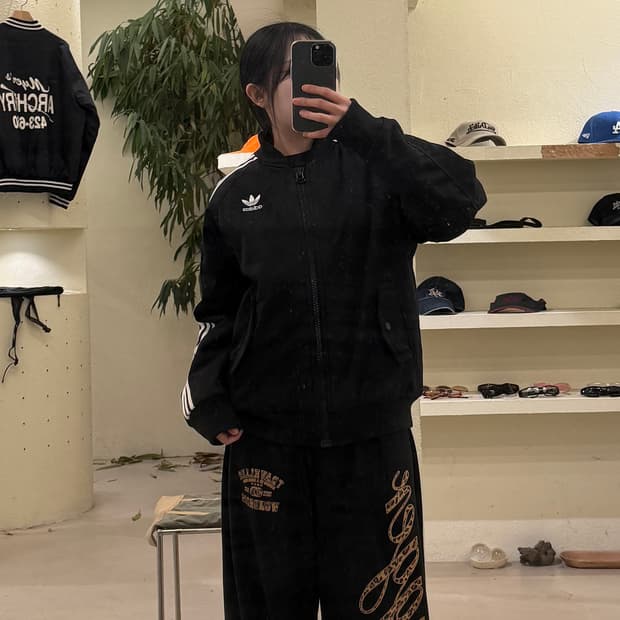 아디다스 트레포일 MA-1 트랙 봄버 점퍼 자켓 U301