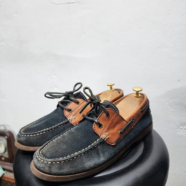 GEOX 제옥스 스웨이드 보트 슈즈