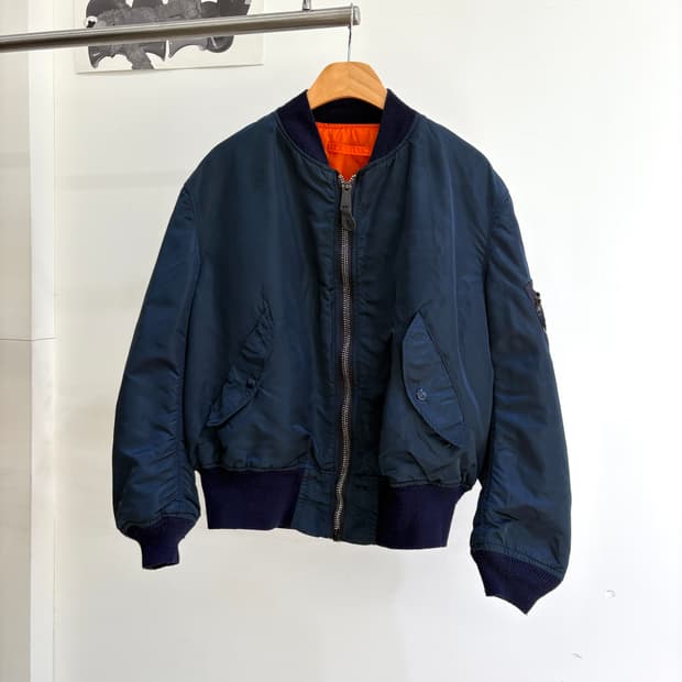 80's ALPHA INDUSTRIES (Made in USA) 항공점퍼