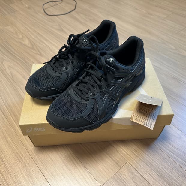 아식스 조그 100 T 블랙 - 4E 엑스트라 와이드 280