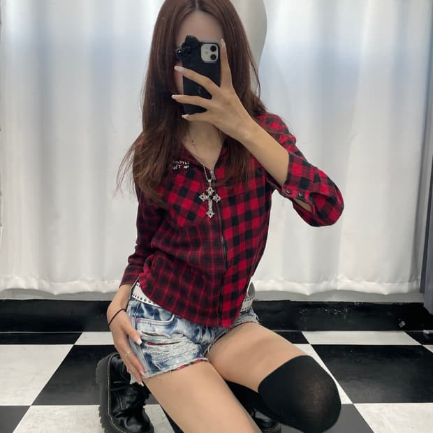 🎸레드&블랙 후디🎸