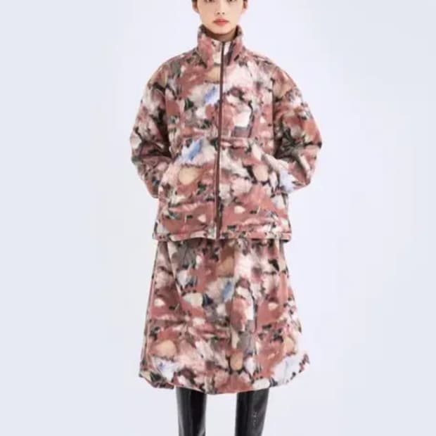 (구해요) 포코포스카 플리스 스커트