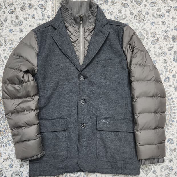 루이까스텔 골프 덕다운 패딩 블레이져 95 (내피조끼 분리안됨)