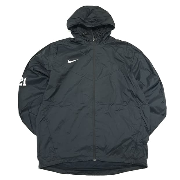 CN777 XL 나이키 풋볼 팀 블랙 원드브레이커 바람막이 자켓 점퍼