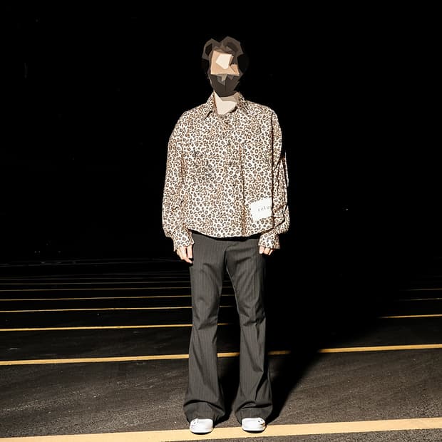  Reworked Leopard Cropped Shirt