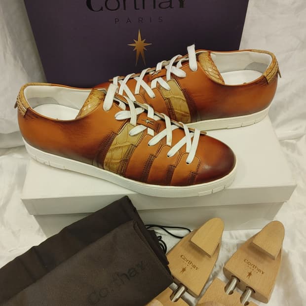 Corthay 꼬르떼 90's 크로커다일 스니커즈