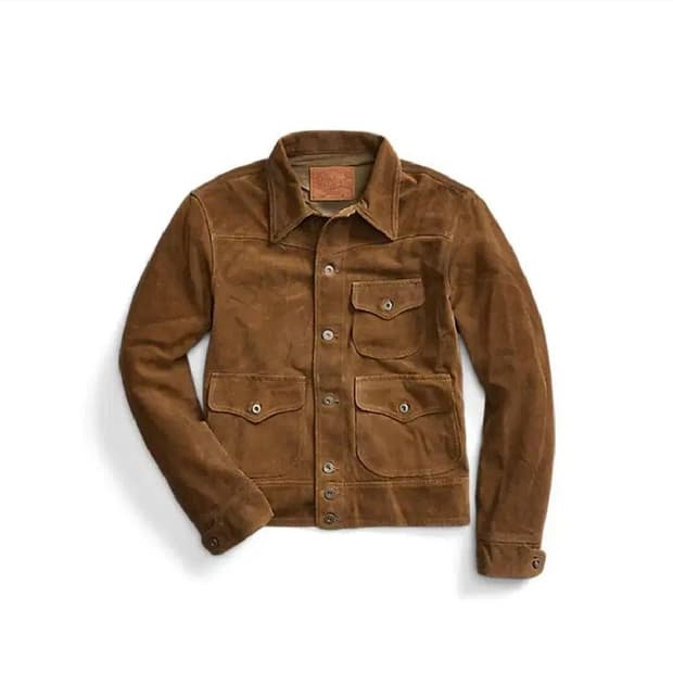 RRL 러프아웃 스웨이드 자켓