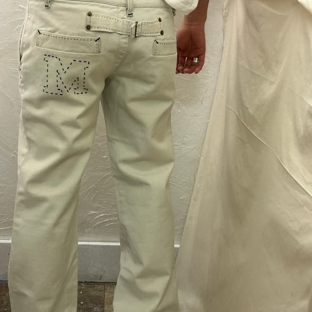 Missoni신치백 화이트 데님