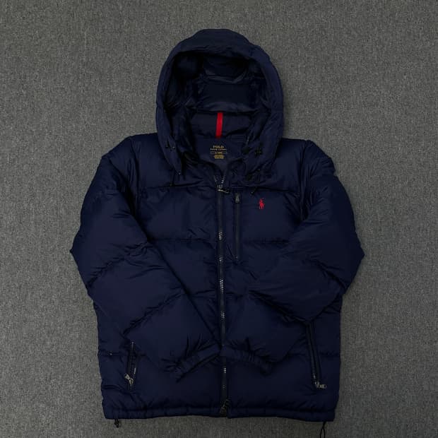 새상품) 매장 정품) 폴로 다운 패딩 네이비