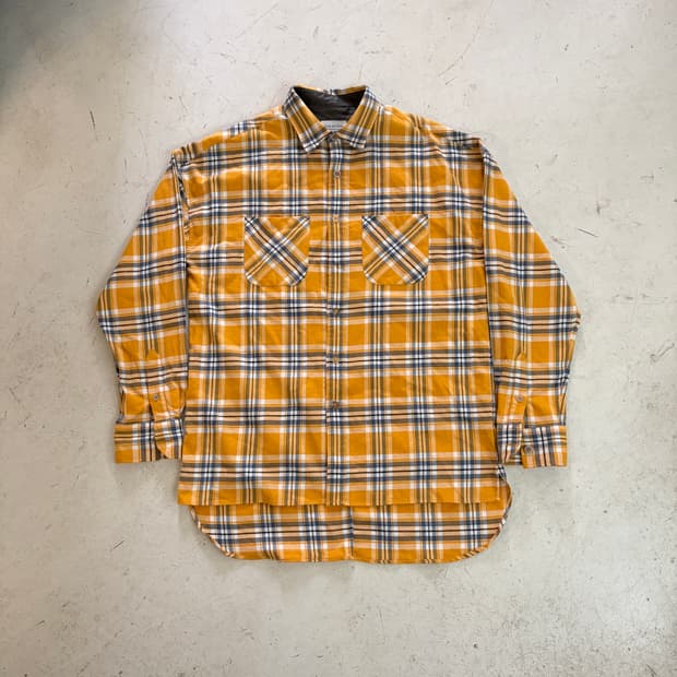 피어 오브 갓 빈티지 플란넬 체크 셔츠 2XL