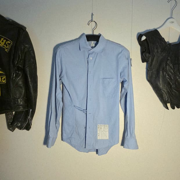 Soshiotsuki 20ss blue haori shirt