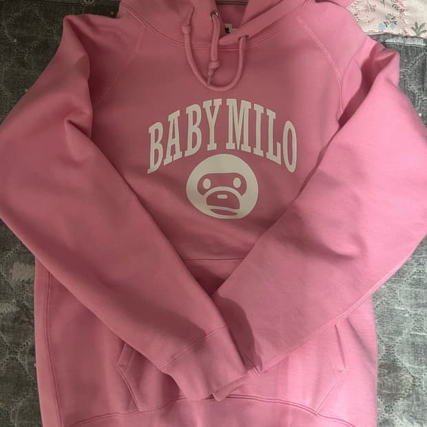 베이프 베이비마일로 후드티