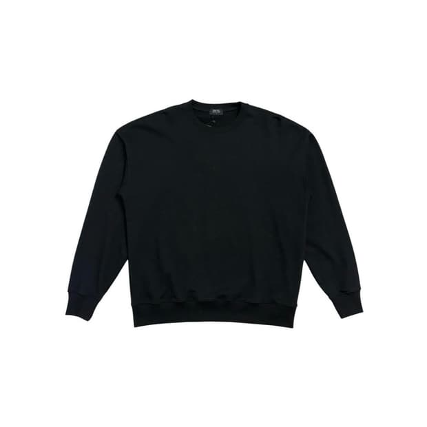 무신사스탠다드 무지 맨투맨 블랙