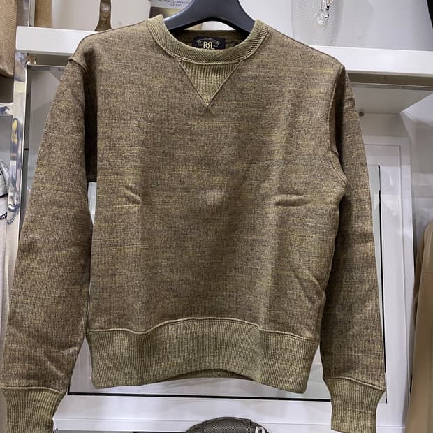 폴로랄프로렌(RRL)/카키 니트티